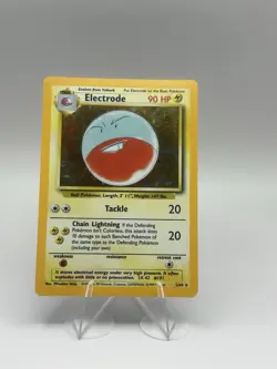 Pokemon Electrode Holo Rare Base Set Unlimited 2/64 NM/LP - Image 1