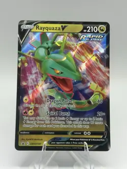 Rayquaza V SWSH147 SWSH: Sword & Shield Pokemon Promo LP - Image 1