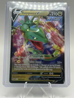 Rayquaza V SWSH147 SWSH: Sword & Shield Pokemon Promo LP - Image 3