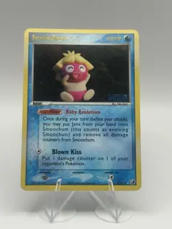 Pokemon Smoochum Stamped Reverse Holo 31/115 EX Unseen Forces LP- - Image 1