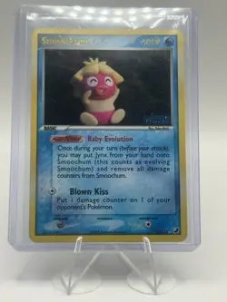 Pokemon Smoochum Stamped Reverse Holo 31/115 EX Unseen Forces LP- - Image 3