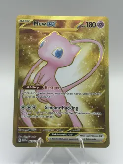 Pokemon Mew EX TCG 205/165 Sv: Scarlet & Violet 151 Holo Hyper Rare NM Condition - Image 1