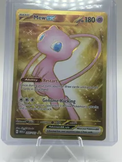 Pokemon Mew EX TCG 205/165 Sv: Scarlet & Violet 151 Holo Hyper Rare NM Condition - Image 3