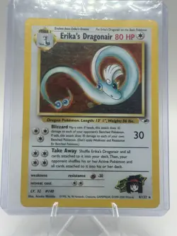 Pokemon Erika's Dragonair Holo Rare Gym Heroes 04/132 Unlimited LP/MP - Image 3