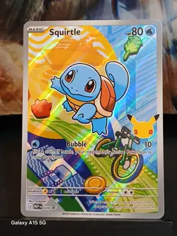 Pokemon Squirtle 039 First Partner Illustration Full Art Holo Promo - Image 2