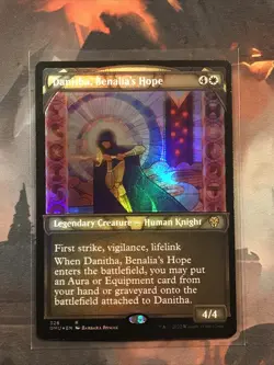 MTG Danitha, Benalia's Hope Texture FOIL Dominaria United DMU 328 Rare NM - Image 1