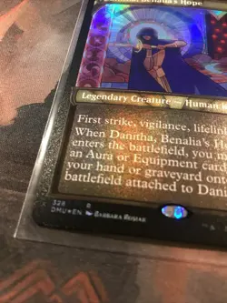 MTG Danitha, Benalia's Hope Texture FOIL Dominaria United DMU 328 Rare NM - Image 3