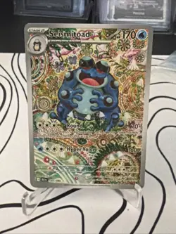 2025 Pokemon SV: Black Bolt #105/086 Seismitoad SIR - Image 1