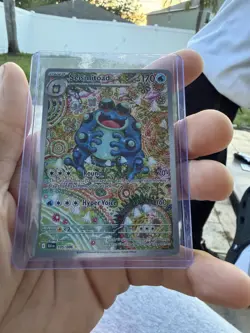 2025 Pokemon SV: Black Bolt #105/086 Seismitoad SIR - Image 2