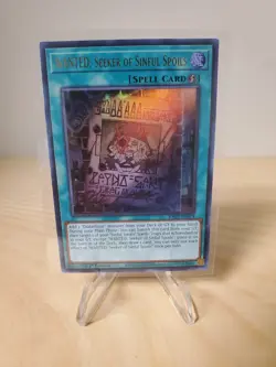Yugioh TCG: WANTED: Seeker of Sinful Spoils RA03-EN074 (1st Edition) - Image 1