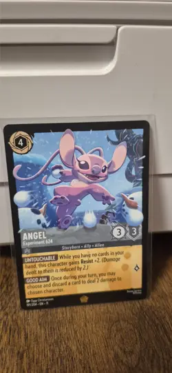 Disney Lorcana Winterspell Angel Experiment 624 191/204 Legendary Non-Foil - Image 1