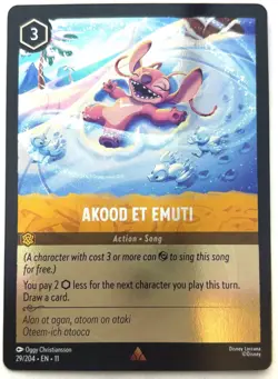 Disney Lorcana Winterspell, Akood Et Emuti, 29/204, Foil - Image 1