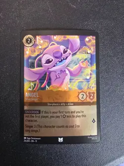 Disney Lorcana Mint Condition Cold Foil Angel Siren Singer - Image 1