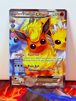 Pokemon TCG 20th Anniversary Generations Flareon EX Card Radiant Collection RC28 - Image 1