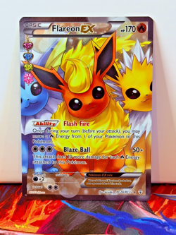 Pokemon TCG 20th Anniversary Generations Flareon EX Card Radiant Collection RC28 - Image 2