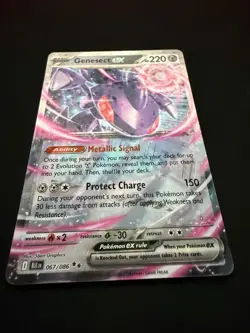 Genesect ex 067/086 SV Black Bolt Double Rare Pokemon TCG Card NM - Image 3