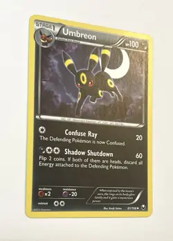 Umbreon 61/108 - B&W Dark Explorers - Pokemon Card Uncommon - LP/MP Mod Play - Image 3