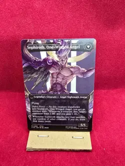Sephiroth, Fabled SOLDIER (Borderless V.2) MTG Final Fantasy: Extras - Near Mint - Image 2
