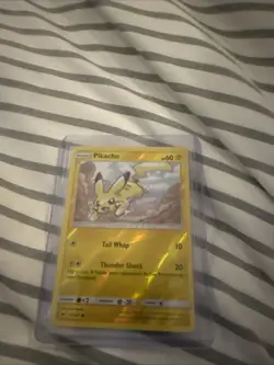 Pokemon Pikachu TCG Reverse Holo Card 40/147 Sun & Moon: Burning Shadows - Image 1