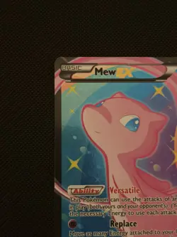 Pokemon Mew EX TCG Full Art Holo Card RC24/RC25 Legendary Treasures Ultra Rare - Image 2