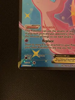 Pokemon Mew EX TCG Full Art Holo Card RC24/RC25 Legendary Treasures Ultra Rare - Image 4