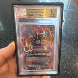 Bandai Dragon Ball Super Card Game SLR Foil Leader Cards Cumber Evil Saiyan 2024 - Image 1