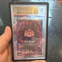 Bandai Dragon Ball Super Card Game SLR Foil Leader Cards Cumber Evil Saiyan 2024 - Image 2