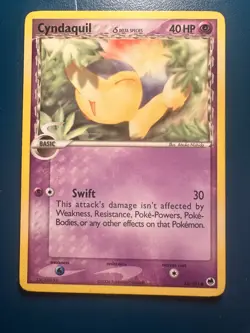 Cyndaquil #45- Dragon Frontiers Pokemon Card - Image 1