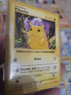 Vintage Shadowless Pokemon Card Lot LP Pikachu + WOTC Bundle LP/MP - Image 4