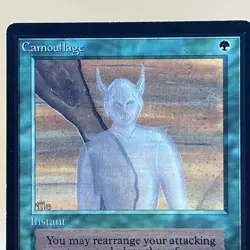 MTG Camouflage Beta 1993 Black Border Uncommon Vintage Magic Card LP - Image 2