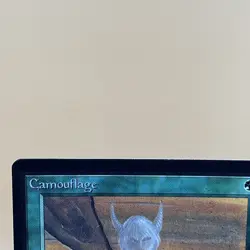 MTG Camouflage Beta 1993 Black Border Uncommon Vintage Magic Card LP - Image 5