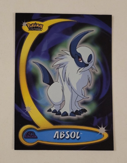 2004 POKEMON Absol #1 HOLO SILVER FOIL Advanced Challenge CARD NM/MT Topps CCG - Image 2