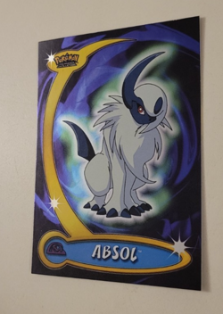 2004 POKEMON Absol #1 HOLO SILVER FOIL Advanced Challenge CARD NM/MT Topps CCG - Image 3