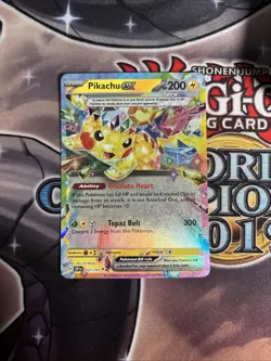 (PK) Pokemon Pikachu TCG Surging Sparks EX Double Rare Holo Card 057/191 VLP - Image 1