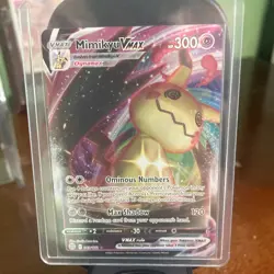 Pokemon Mimikyu VMAX Holo Ultra Rare TCG Card 069/172 Brilliant Stars - Image 1