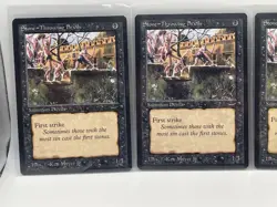MAGIC THE GATHERING STONE THROWING DE VILS X 4 BETA NEAR MINT/ MINT 1993 - Image 2