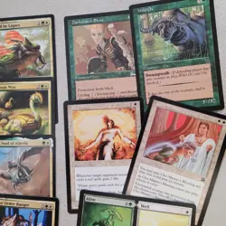 Green and White Guild *PROTECTION from COLORS* OLDSCHOOL COMMANDER MAGIC DECK - Image 4