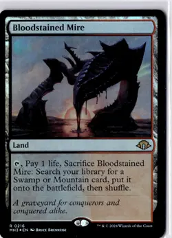 Bloodstained Mire Modern Horizons 3 Foil NM R 0216 - Image 1