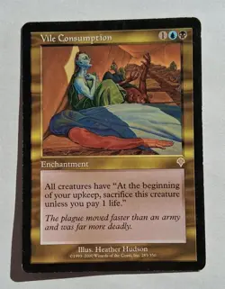 Magic MTG - Vile Consumption - Invasion - MP - Image 1