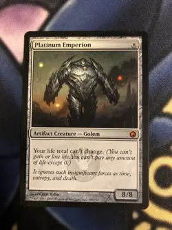 1 x Platinum Emperion(NM) - Scars of Mirrodin - MTG - Image 1
