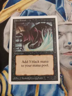 Dark Ritual MTG Unlimited Common Black Instant Moderately Played x1 GG1 - Image 1