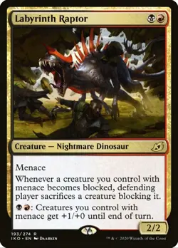 X 1 Labyrinth Raptor Ikoria NM-M Lair of Behemoths 193 MTG Magic The Gathering - Image 1