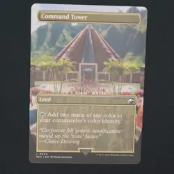 Command Tower (Borderless) MTG Universes Beyond: Jurassic World Land 26 NM - Image 1