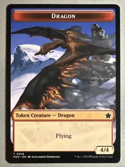 MTG / Rith, Liberated Primeval / DMU #214 Regular / Mythic / NM *w/Dragon Token - Image 3