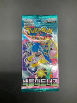 Lot of (150) Pokemon Korean sv9 Battle Partners Booster Packs Sealed - Image 2