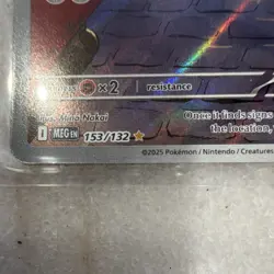 Pokemon TCG Gumshoos 153/132 MEG Holo Card English 2025 Nintendo - Image 5
