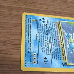 Blastoise 2/130 Base Set 2 Unlimited Holo Rare, Pokemon TCG LP - Image 3