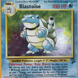 Blastoise 2/130 Base Set 2 Unlimited Holo Rare, Pokemon TCG LP - Image 4