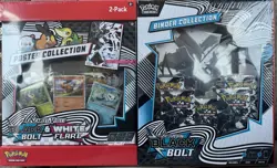 Pokemon Black Bolt Binder Collection + Black Bolt White Flare Poster Collection - Image 1