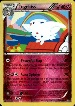 Pokemon Reverse Holo Togekiss (45) XY - Roaring Skies 45/108 LP - Image 1